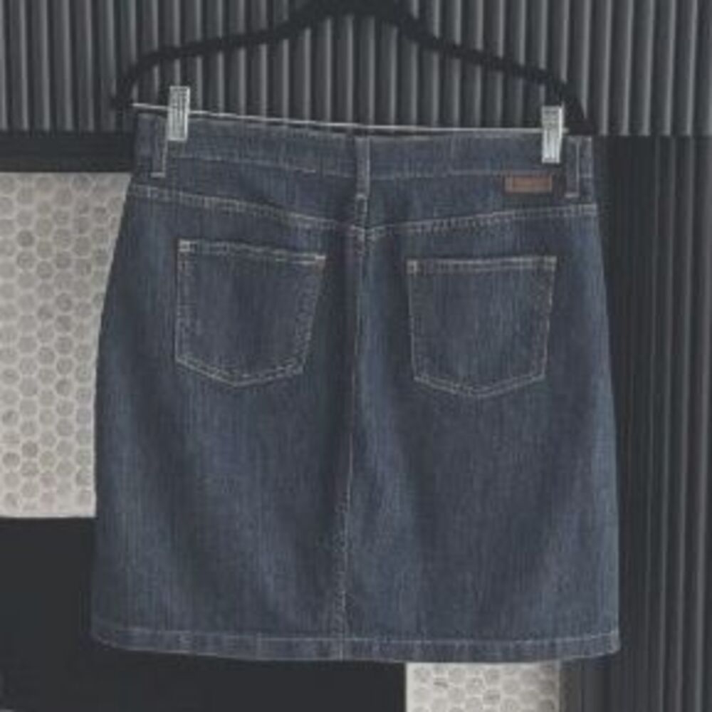 Boden Dark Wash Denim Pencil Skirt 10R Stretch Fall Back to School Midi - Picture 3 of 5